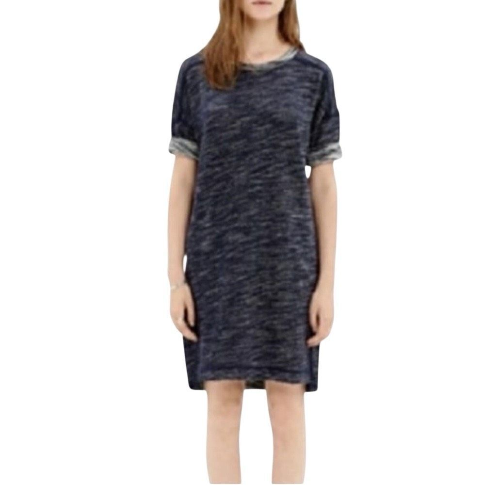 Madewell knit textured sweatshirt dress Small